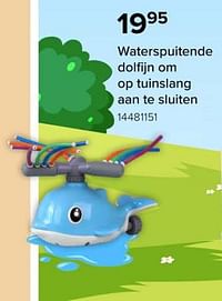 Waterspuitende dolfijn om op tuinslang aan te sluiten-Huismerk - Euroshop