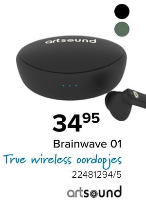 Brainwave 01 true wireless oordopjes