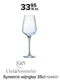Symetrie wijnglas-Chef & Sommelier