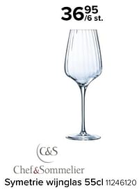 Symetrie wijnglas-Chef & Sommelier