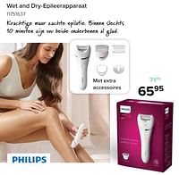 Wet and dry-epileerapparaat-Philips