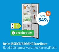 Beko b5rcne366hg koelkast-Beko