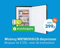 Wisberg wbtmvr85cb diepvriezer-Wisberg