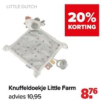 Knuffeldoekje little farm-Little Dutch