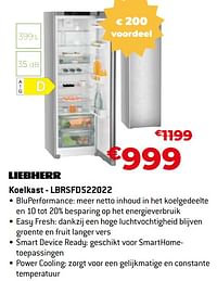 Liebherr koelkast - lbrsfd522022-Liebherr