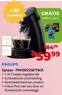 Philips senseo - phhd655367pack-Philips