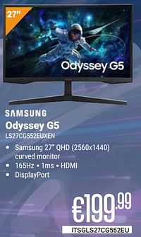 Samsung odyssey g5 ls27cg552euxen-Samsung