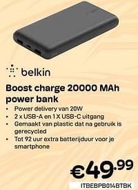 Belkin boost charge 20000 mah power bank-BELKIN