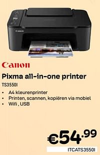Canon pixma all-in-one printer ts3550i-Canon