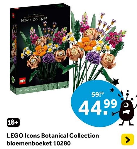 Lego icons botanical collection bloemenboeket 10280 - Lego - Intertoys ...