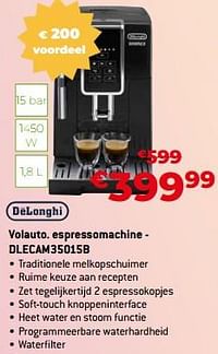 Delonghi volauto. espressomachine - dlecam35015b-Delonghi