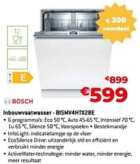 Bosch inbouwvaatwasser - bismv4htx28e-Bosch