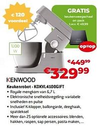 Kenwood keukenrobot - kdkvl4100gift-Kenwood