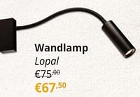 Wandlamp lopal-Huismerk - Ygo