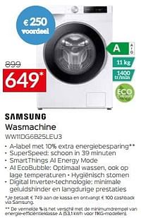 Samsung wasmachine ww11dg6b25leu3-Samsung
