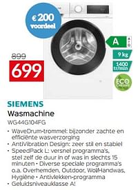 Siemens wasmachine wg44g104fg-Siemens
