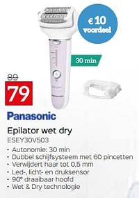 Panasonic epilator wet dry esey30v503-Panasonic