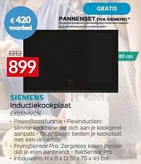 Siemens inductiekookplaat ex851hvc1e-Siemens