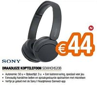 Draadloze koptelefoon sowhch520b-Sony