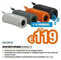 Sony bluetooth speaker sosrsult10-Sony