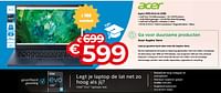 Promoties Acer aspire vero av14-51-509b - Acer - Geldig van 01/07/2024 tot 31/07/2024 bij Exellent
