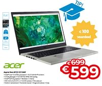 Promoties Acer aspire vero av15-52-54av - Acer - Geldig van 01/07/2024 tot 31/07/2024 bij Exellent