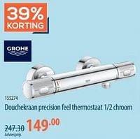 Douchekraan precision feel thermostaat 1-2 chroom-Grohe