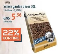 Promoties Schors garden decor - Agricon - Geldig van 04/07/2024 tot 31/07/2024 bij Cevo Market