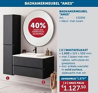 Badkamermeubel ames wastafelkast-Huismerk - Zelfbouwmarkt