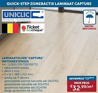 Laminaatvloer capture waterbestendig-Uniclic