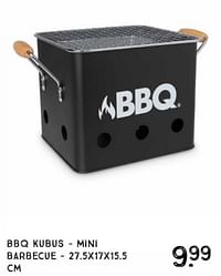 Bbq kubus - mini barbecue-Huismerk - Xenos