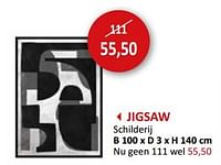 Jigsaw schilderij-Huismerk - Weba