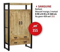 Sanguine barkast-Huismerk - Weba