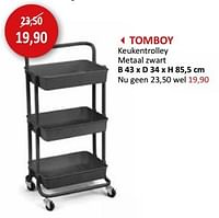 Tomboy keukentrolley-Huismerk - Weba
