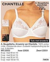 Promoties Beugelbeha amazone van chantelle - Chantelle - Geldig van 24/06/2024 tot 15/12/2024 bij Damart