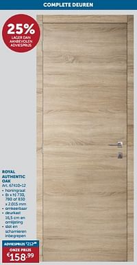 Complete deuren royal authentic oak-Huismerk - Zelfbouwmarkt