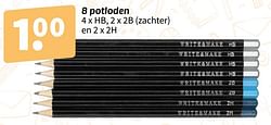 8 potloden