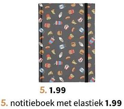 Notitieboek met elastiek