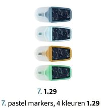 Pastel markers-Huismerk - Wibra