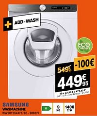 Samsung wasmachine ww90t554att-s2-Samsung