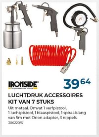 Luchtdruk accessoires kit-Ironside