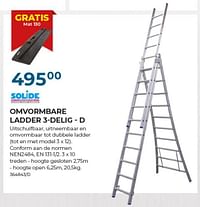 Omvormbare ladder-Solide
