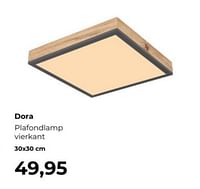 Dora plafondlamp vlerkant-Huismerk - Lampidee