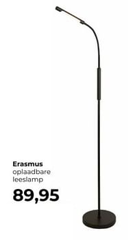Erasmus oplaadbare leeslamp-Huismerk - Lampidee