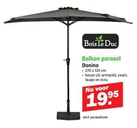Balkon parasol donino-Bois le Duc