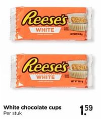 White chocolate cups-Reeses