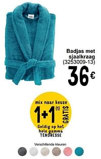 Badjas met sjaalkraag-Huismerk - Cora