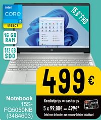 Hp notebook 15sfq5050nb-HP