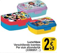 Lunchbox met 3 vakken-Huismerk - Cora