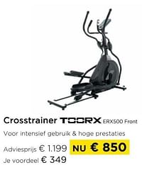 Crosstrainer toorx erx500 front-Toorx